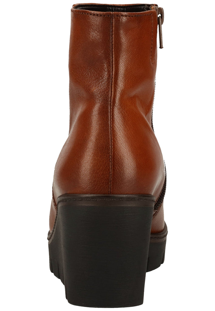 Gabor Stiefelette Glattleder Whisky - surf4shoes