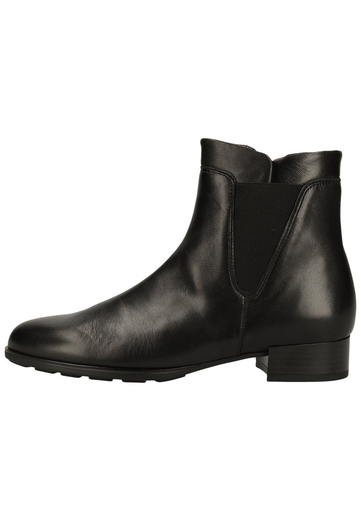 Gabor Stiefelette Leder/Textil Schwarz - surf4shoes