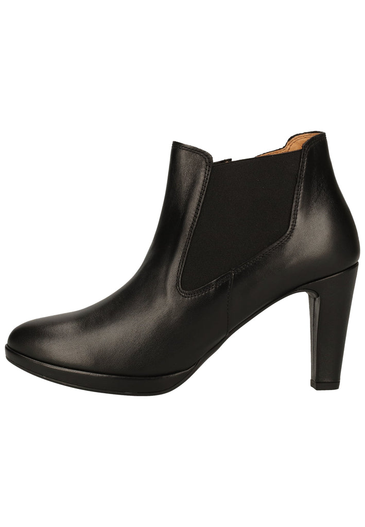 Gabor Stiefelette Leder/Textil Schwarz - surf4shoes