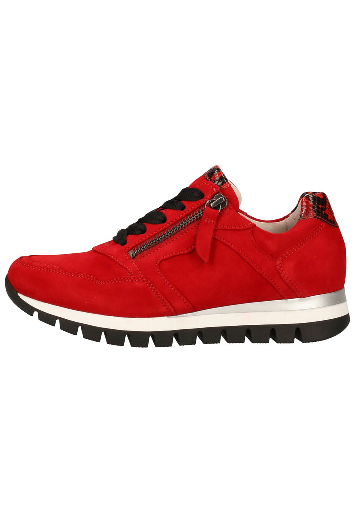 Gabor Sneaker Leder Rubinrot - surf4shoes