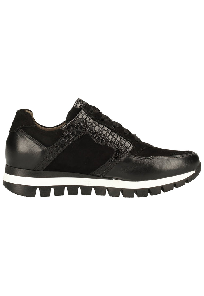 Gabor Sneaker Leder Schwarz - surf4shoes