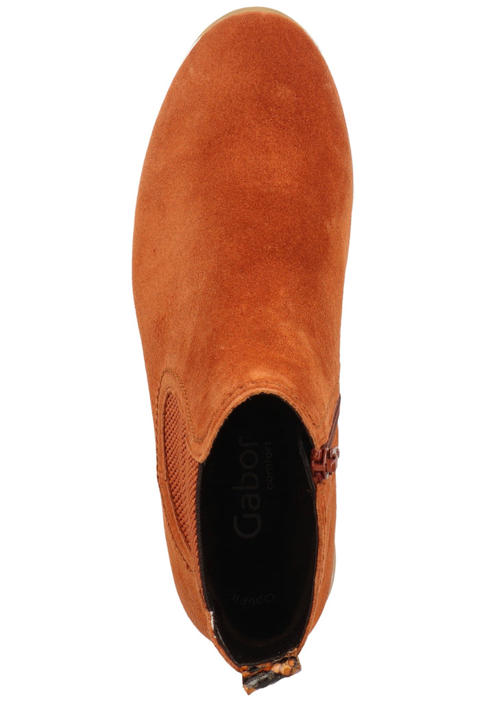 Gabor Stiefelette Leder/Textil Rost - surf4shoes
