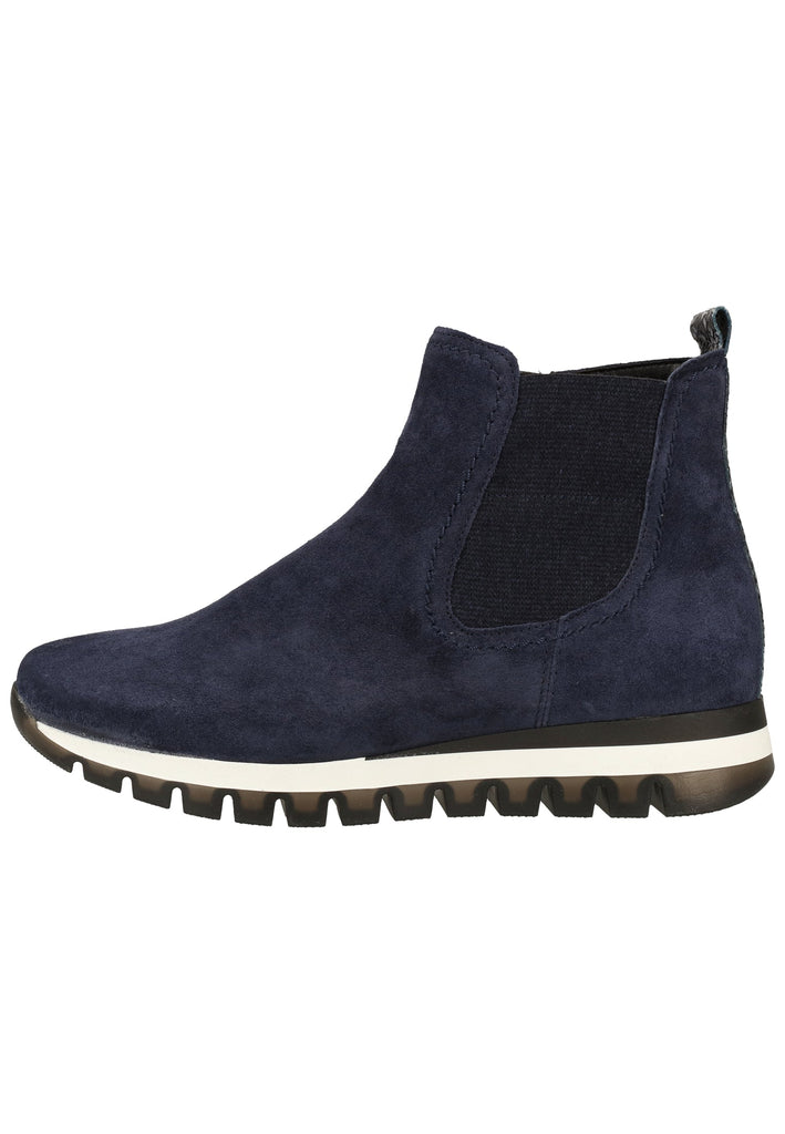 Gabor Stiefelette Leder/Textil Marine - surf4shoes
