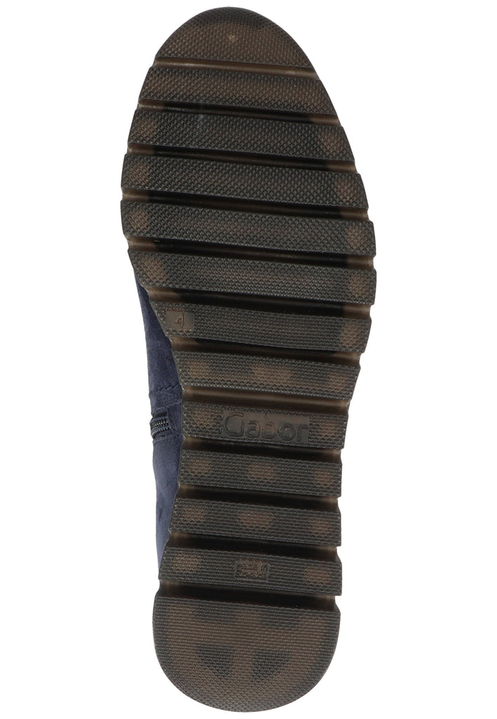 Gabor Stiefelette Leder/Textil Marine - surf4shoes