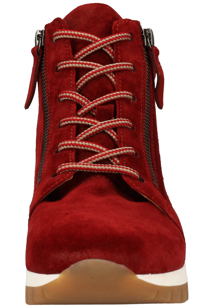 Gabor Stiefelette Veloursleder Schwarz - surf4shoes