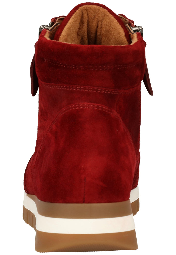 Gabor Stiefelette Veloursleder Schwarz - surf4shoes