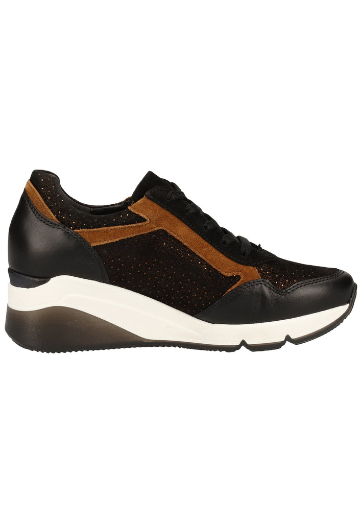 Gabor Sneaker Glattleder Schwarz - surf4shoes