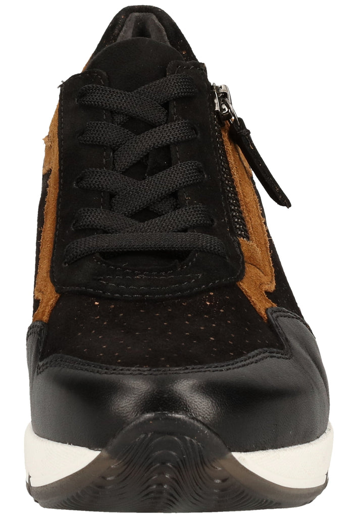 Gabor Sneaker Glattleder Schwarz - surf4shoes