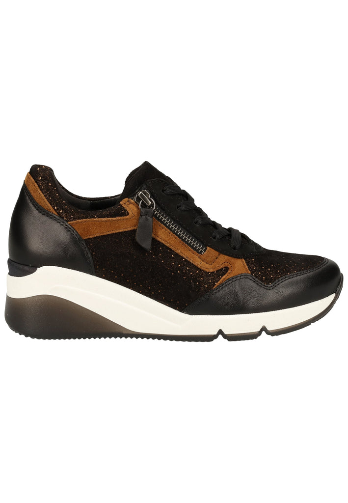 Gabor Sneaker Glattleder Schwarz - surf4shoes