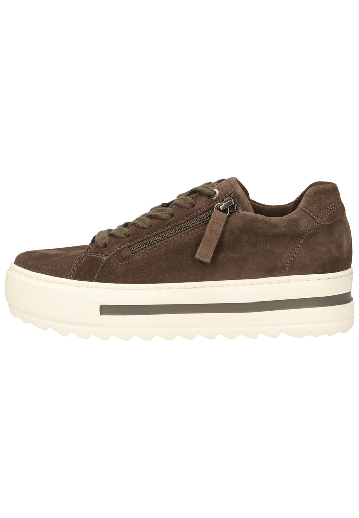 Gabor Sneaker Leder Braun - surf4shoes