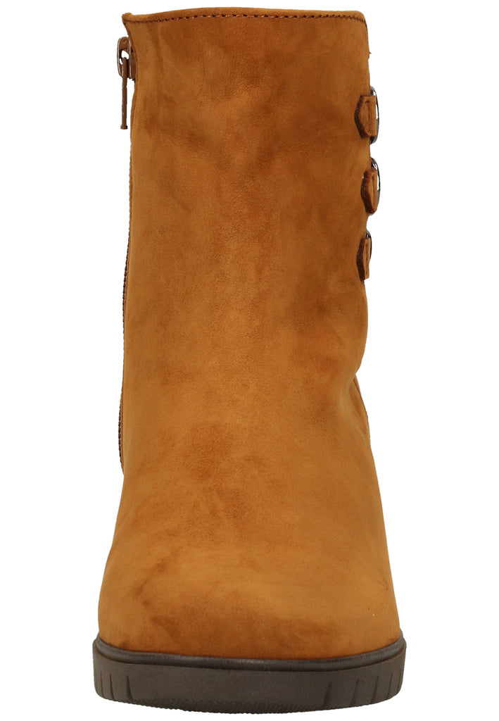 Gabor Stiefelette Nubukleder Hellbraun - surf4shoes