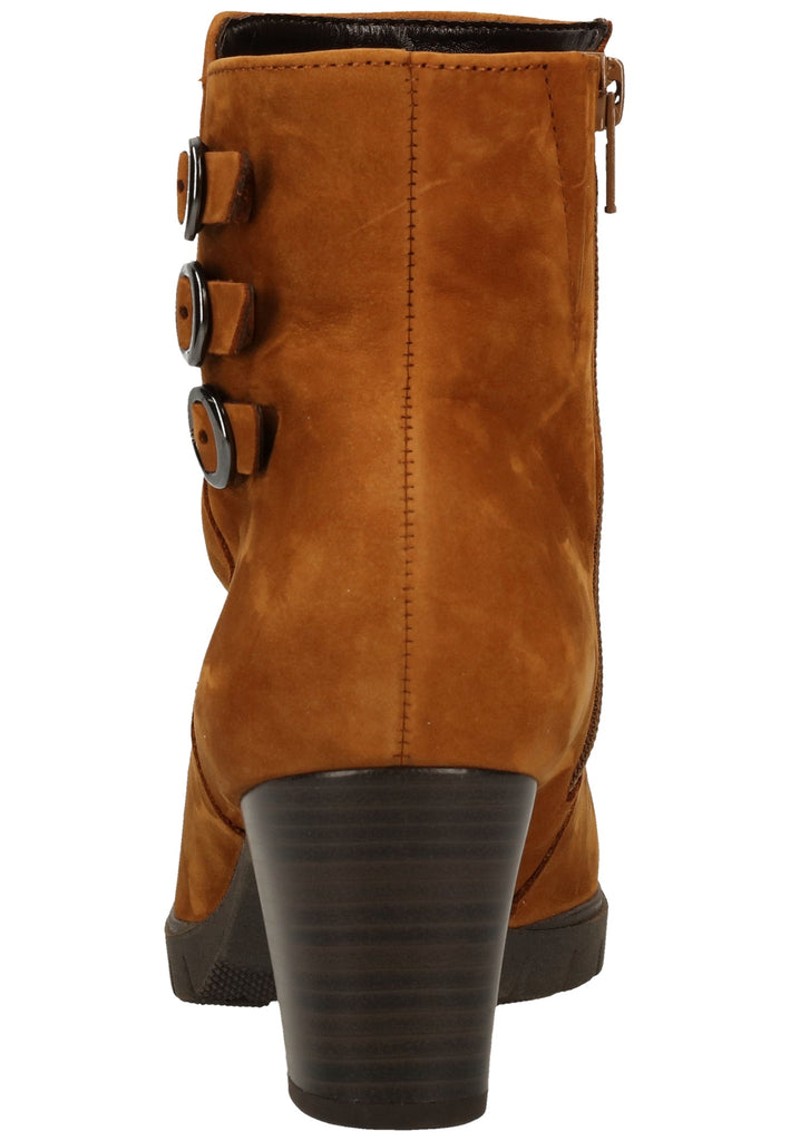 Gabor Stiefelette Nubukleder Hellbraun - surf4shoes