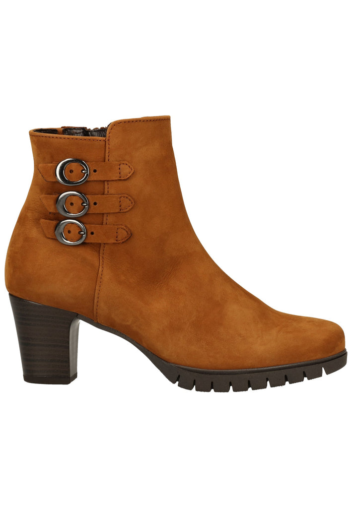 Gabor Stiefelette Nubukleder Hellbraun - surf4shoes
