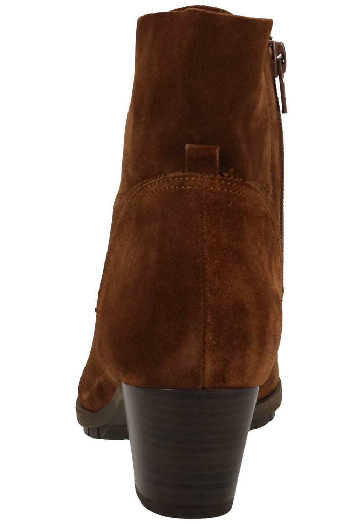 Gabor Stiefelette Veloursleder Whisky - surf4shoes