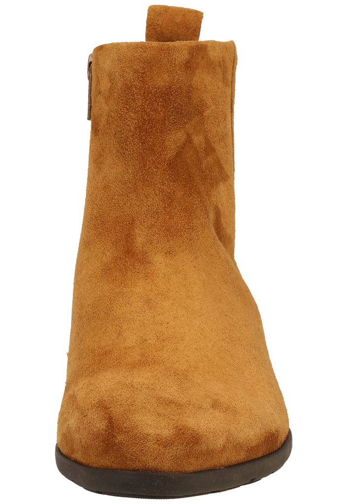 Gabor Stiefelette Veloursleder Camel - surf4shoes