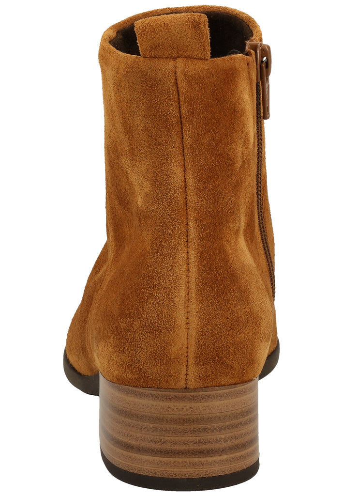 Gabor Stiefelette Veloursleder Camel - surf4shoes
