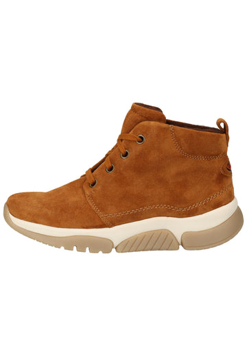 Gabor Stiefelette Leder Hellbraun - surf4shoes