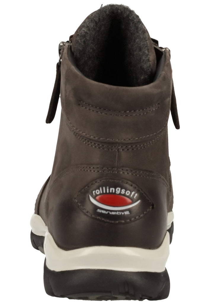 Gabor Stiefelette Leder Dunkelgrau - surf4shoes