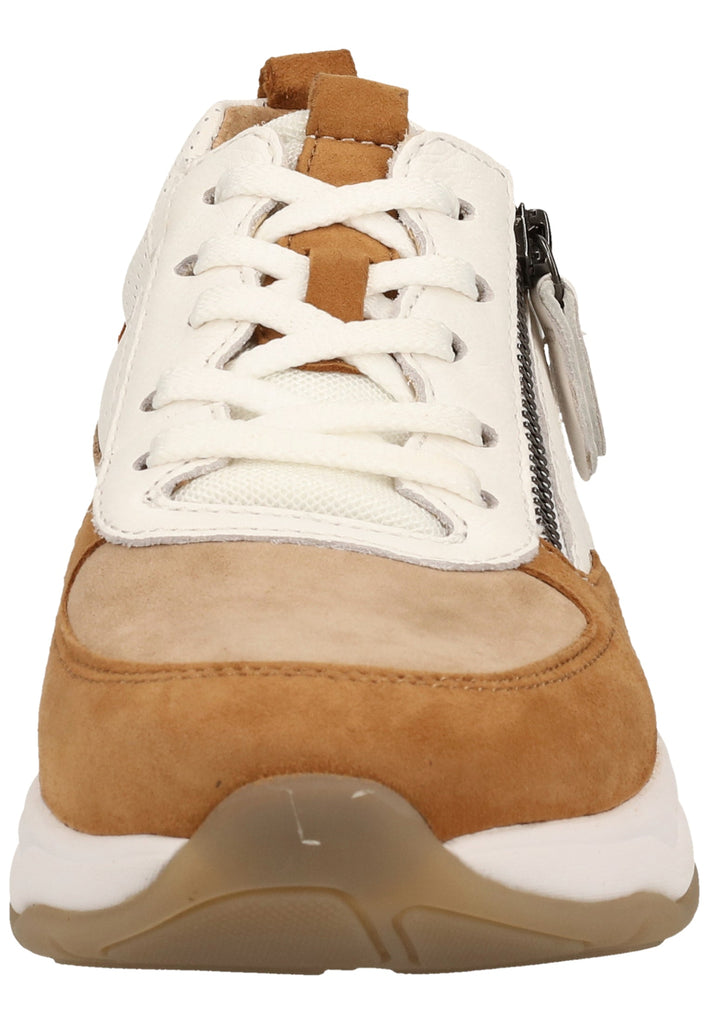 Gabor Sneaker Leder/Textil Beige/Weiß - surf4shoes