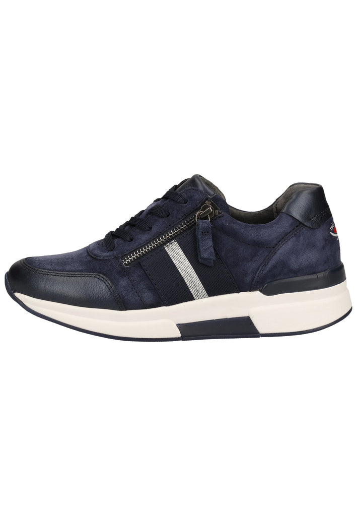 Gabor Sneaker Nubukleder Dunkelblau - surf4shoes
