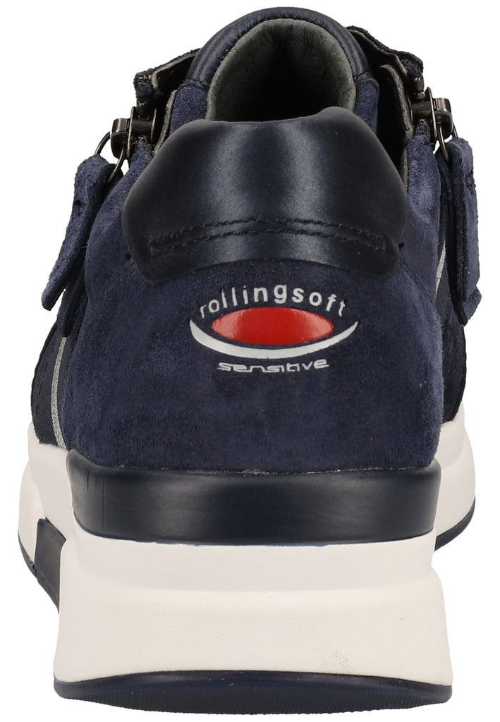 Gabor Sneaker Nubukleder Dunkelblau - surf4shoes