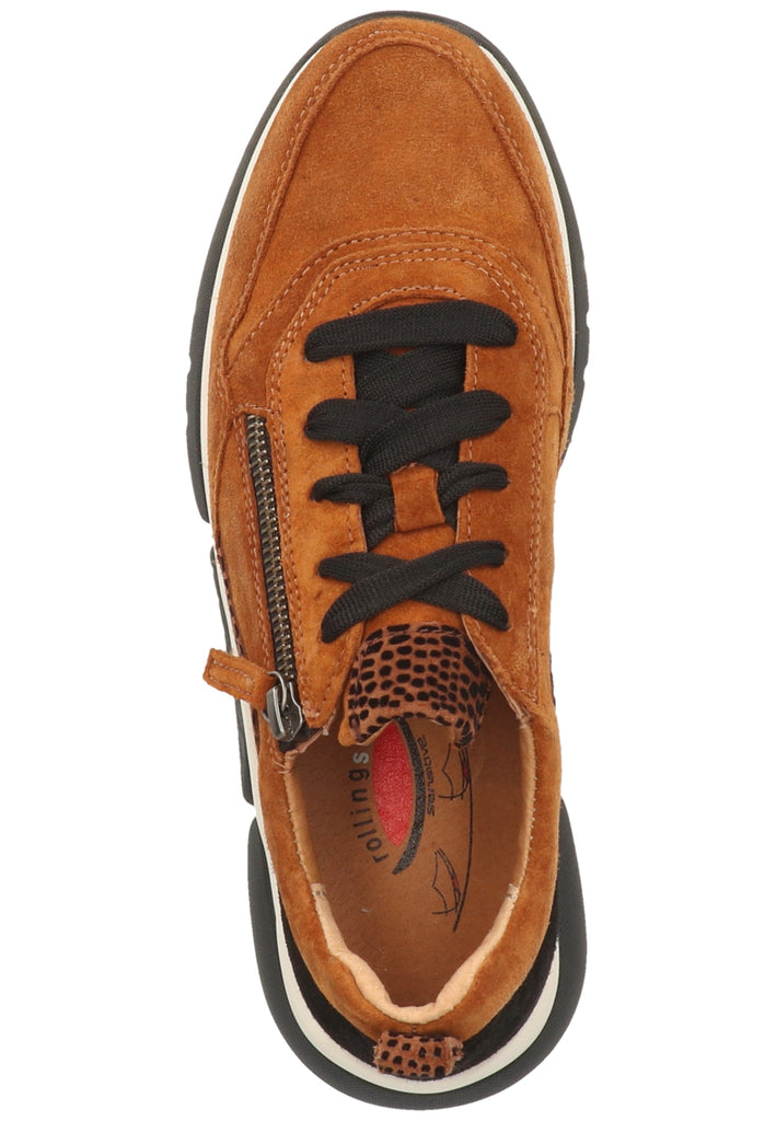 Gabor Sneaker Leder Hellbraun - surf4shoes
