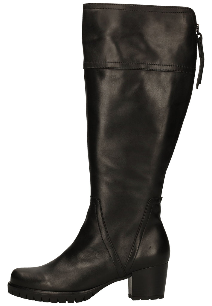 Gabor Stiefel Glattleder Schwarz - surf4shoes