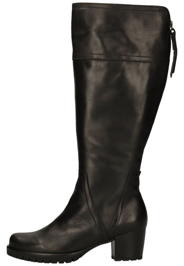 Gabor Stiefel Glattleder Schwarz - surf4shoes