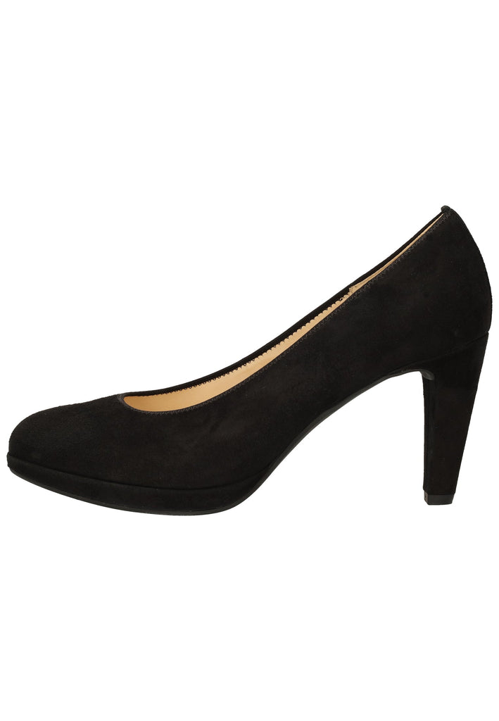 Gabor Pumps Samt Schwarz - surf4shoes