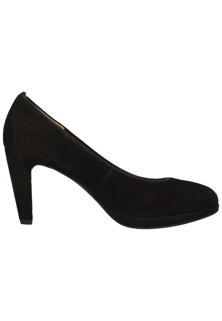 Gabor Pumps Samt Schwarz - surf4shoes