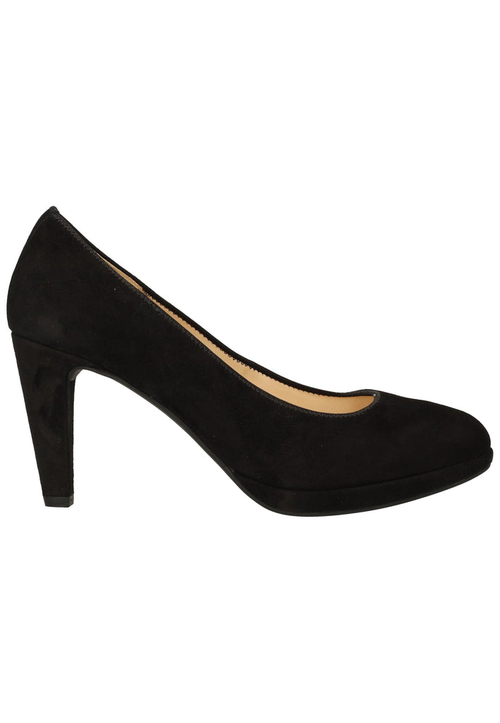 Gabor Pumps Samt Schwarz - surf4shoes