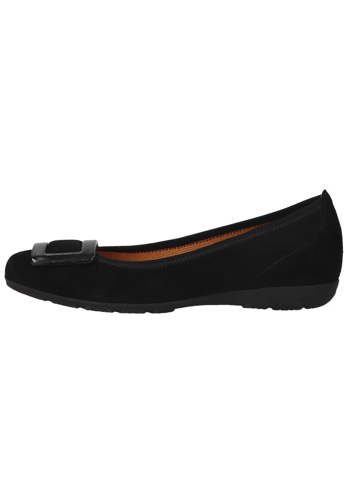 Gabor Ballerinas Leder Schwarz - surf4shoes