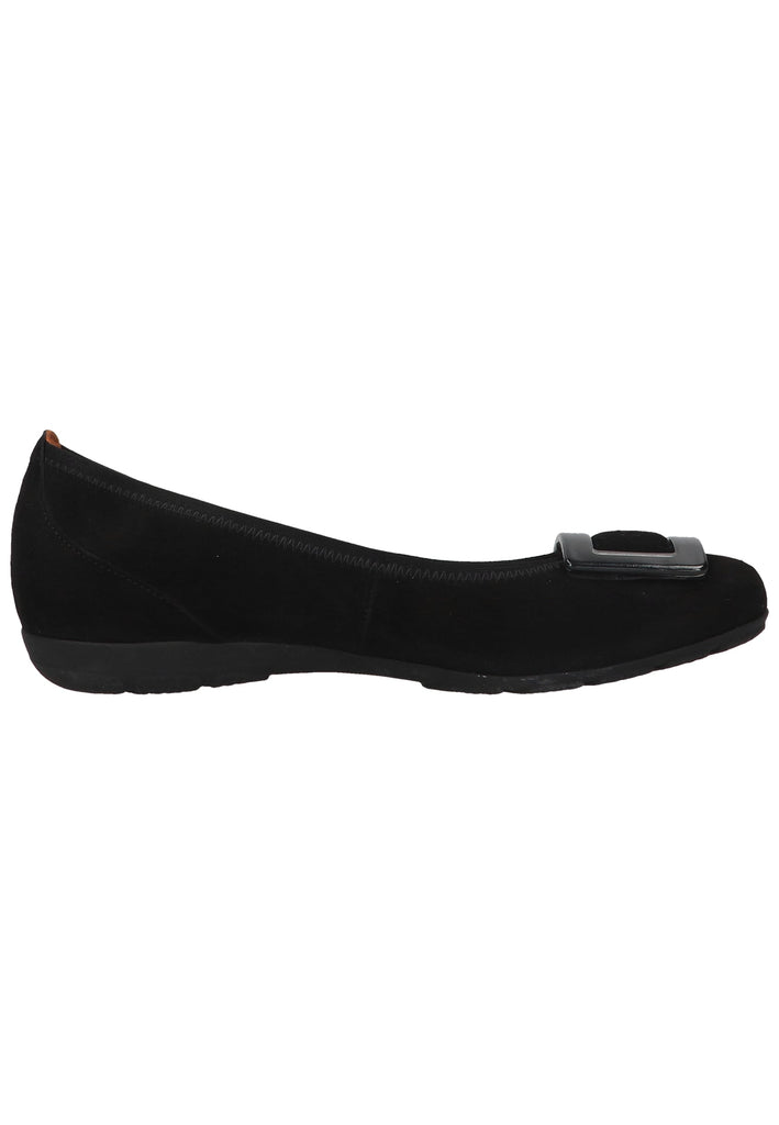 Gabor Ballerinas Leder Schwarz - surf4shoes