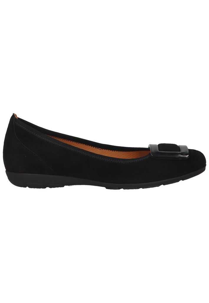 Gabor Ballerinas Leder Schwarz - surf4shoes