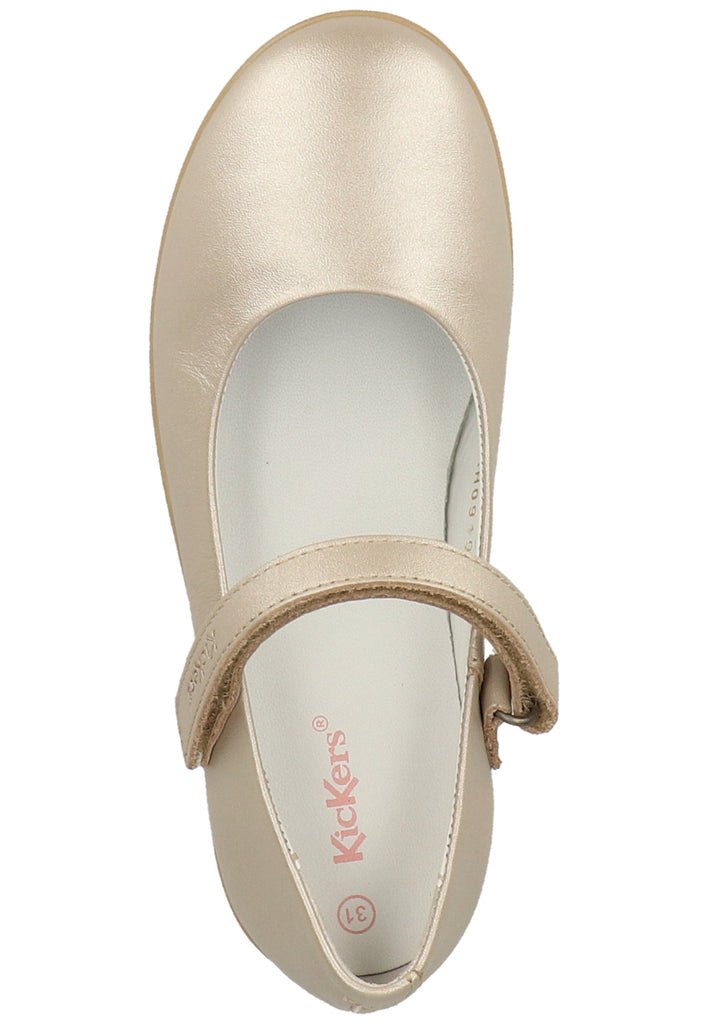 Kickers Ballerinas Leder Weiß - surf4shoes