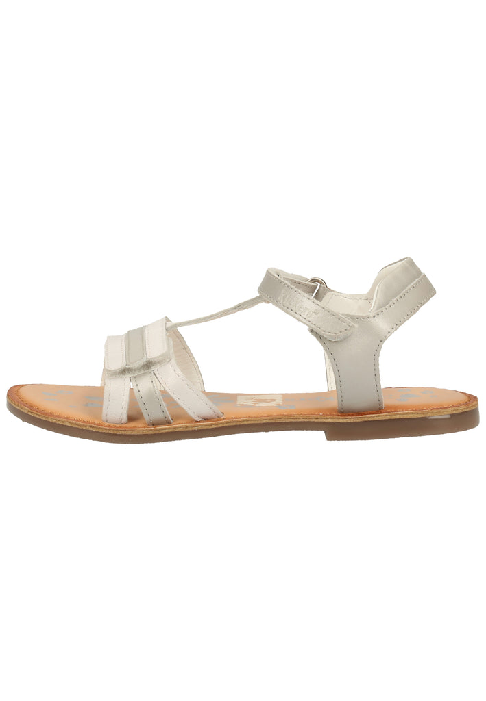 Kickers Sandalen Leder Weiß - surf4shoes