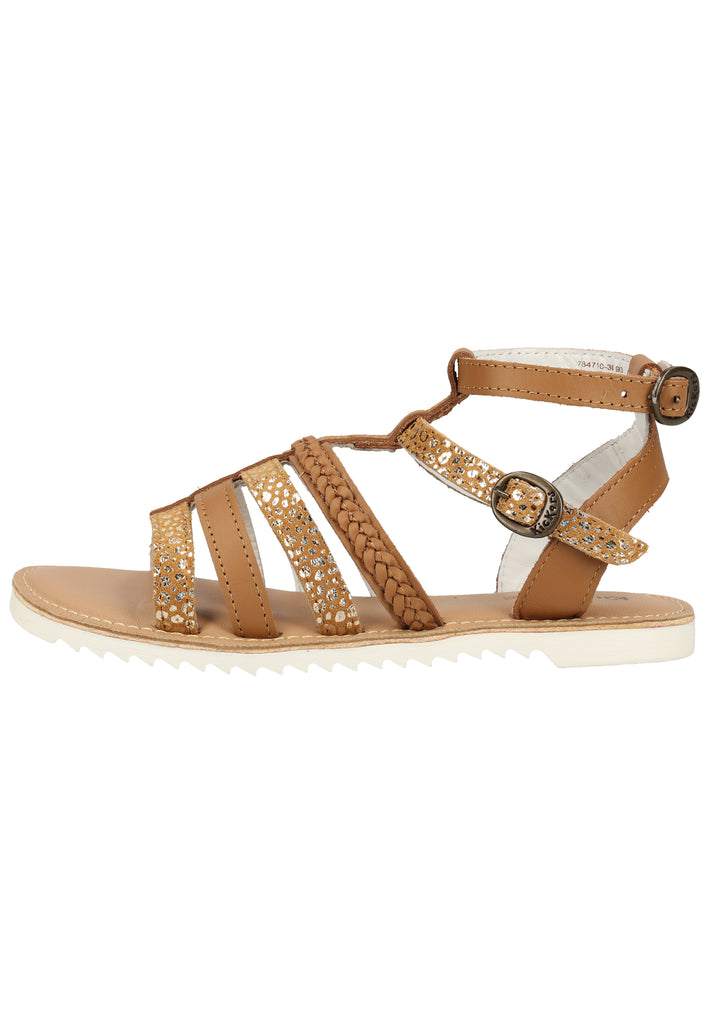 Kickers Sandalen Leder Camel - surf4shoes