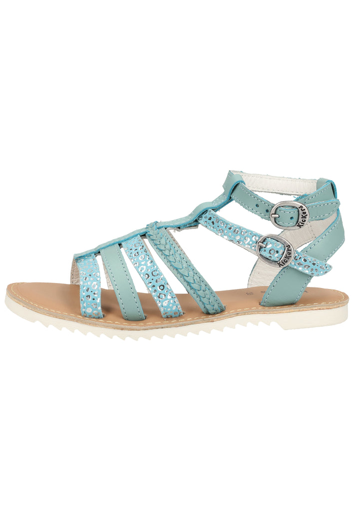 Kickers Sandalen Leder Türkis - surf4shoes