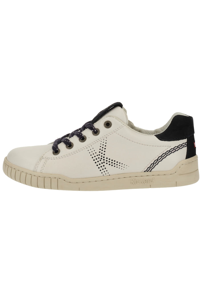 Kickers Sneaker Leder Blau/Weiß - surf4shoes