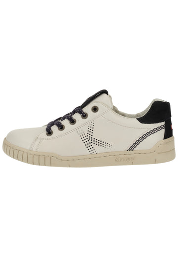 Kickers Sneaker Leder Blau/Weiß - surf4shoes
