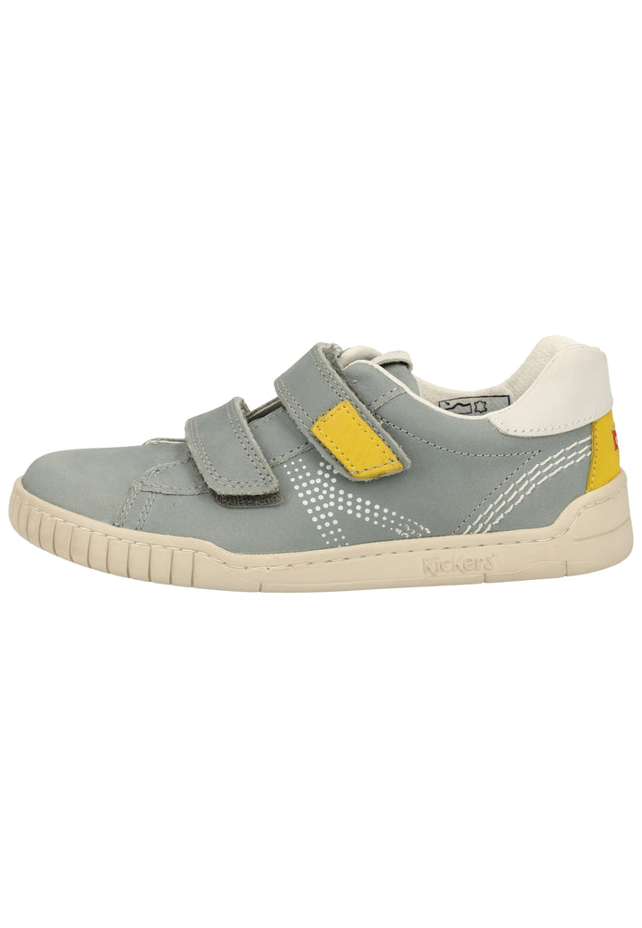 Kickers Sneaker Leder Khaki/Grau - surf4shoes