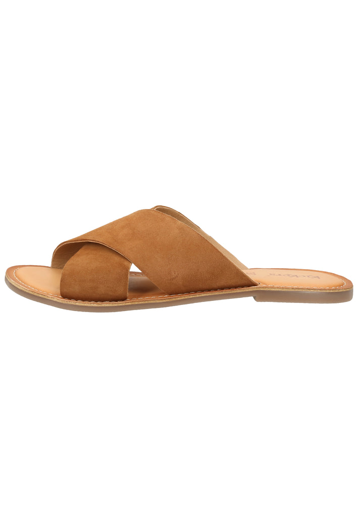 Kickers Pantoletten Leder Camel - surf4shoes