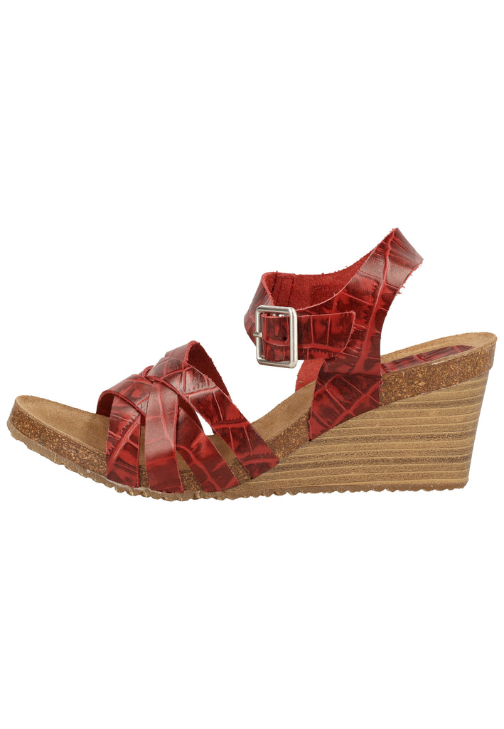 Kickers Sandalen Leder Rot - surf4shoes