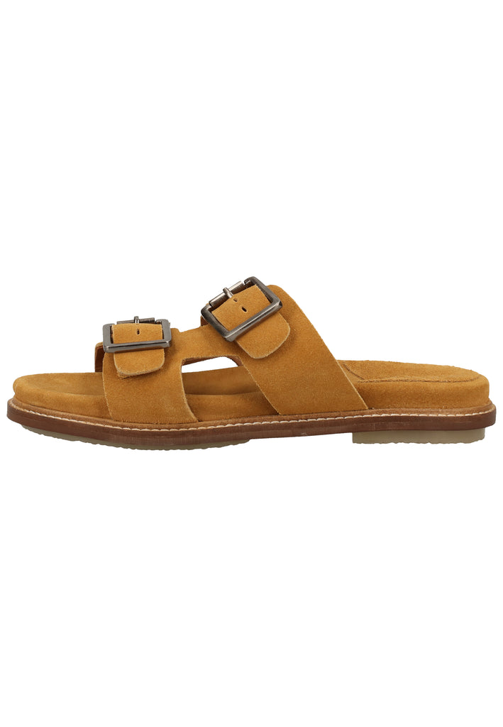 Kickers Pantoletten Leder Gelb - surf4shoes