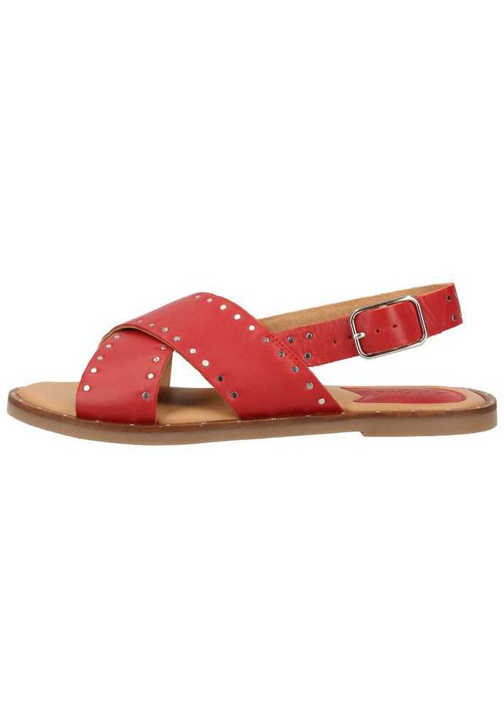 Kickers Sandalen Leder Rot - surf4shoes