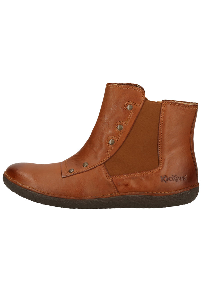 Kickers Stiefelette Leder Camel - surf4shoes