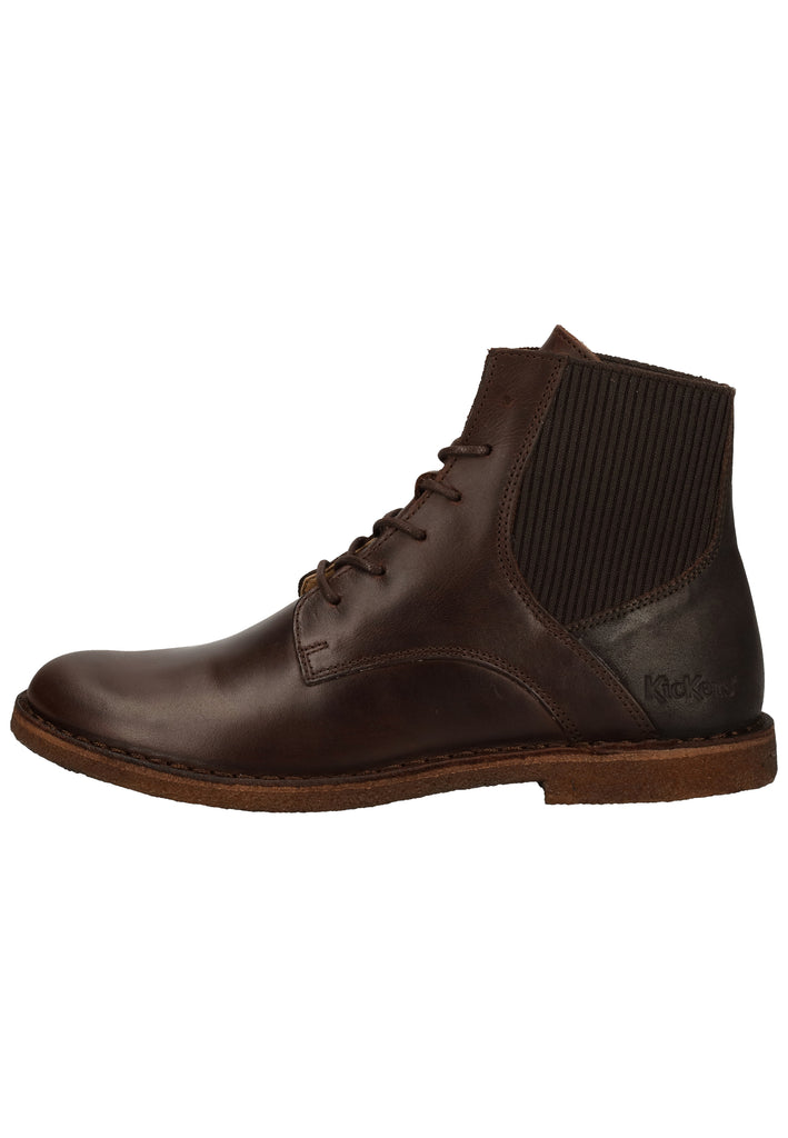 Kickers Stiefelette Leder Dunkelbraun - surf4shoes
