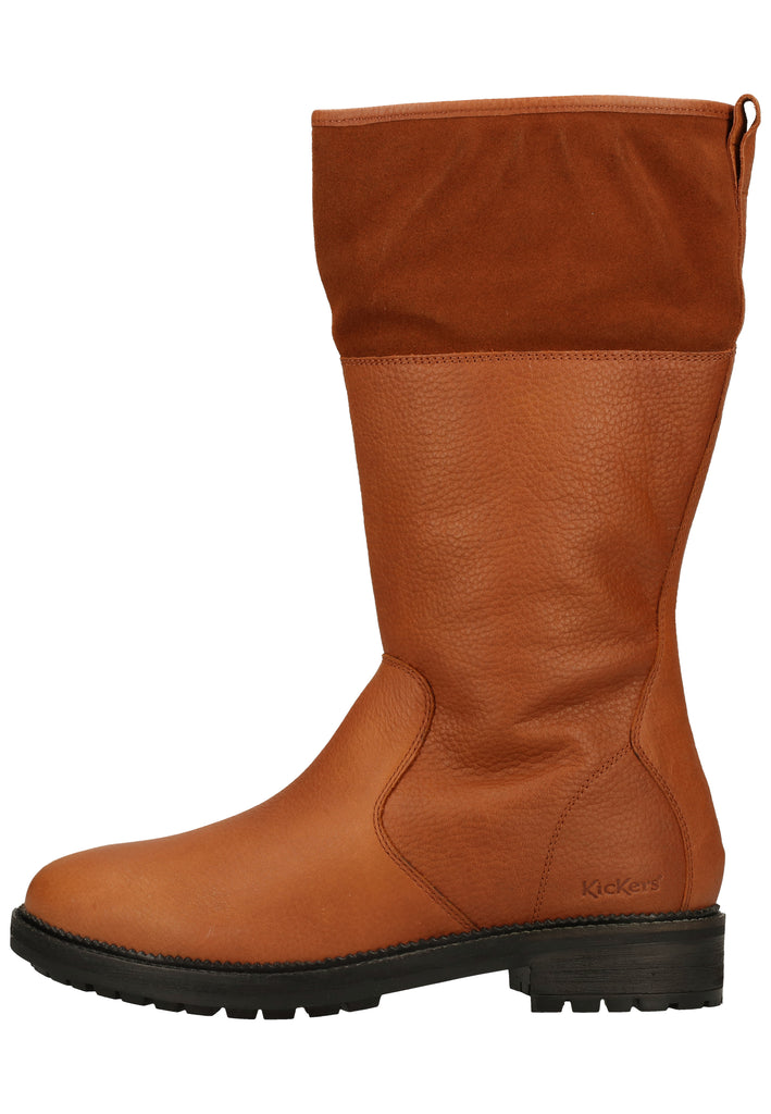 Kickers Stiefel Leder Camel Warmfutter - surf4shoes