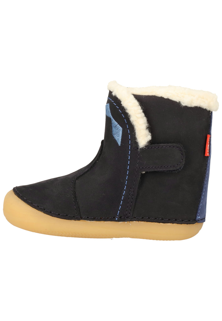 Kickers Stiefelette Leder Blau Warmfutter - surf4shoes
