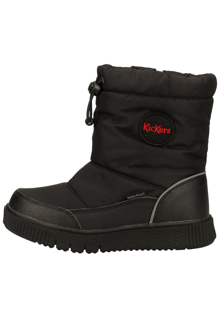 Kickers Stiefel Lederimitat/Textil Schwarz Warmfutter - surf4shoes